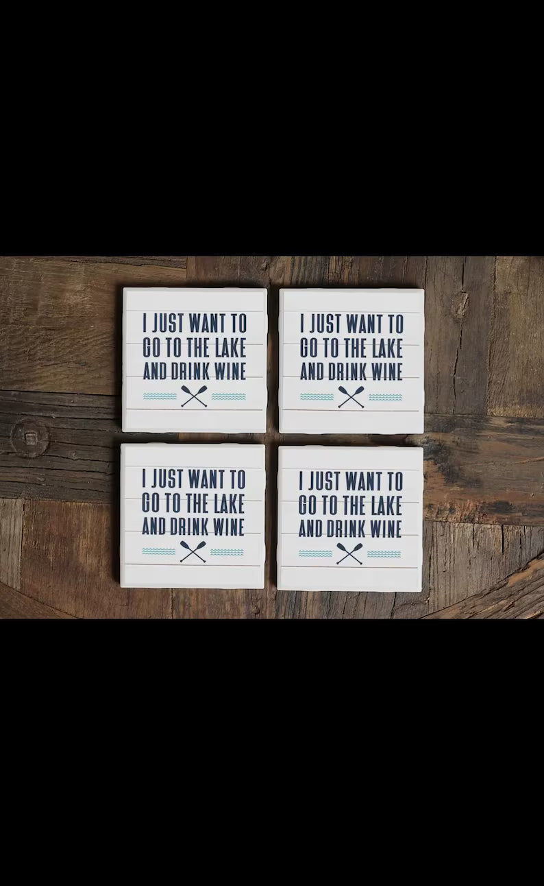 Lake Life Coaster Set