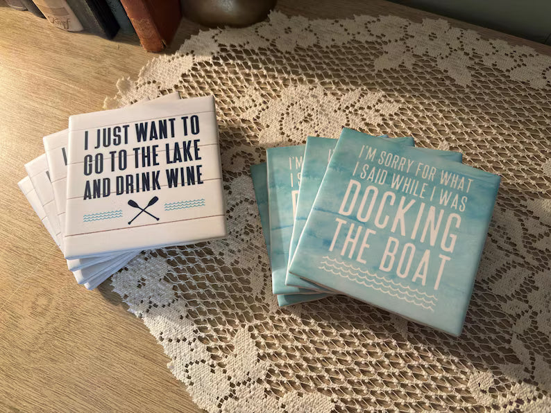 Lake Life Coaster Set